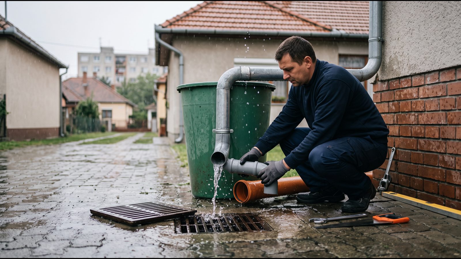 Esővízgyűjtés és csatornahálózat: Milyen hatása van a csövekre?